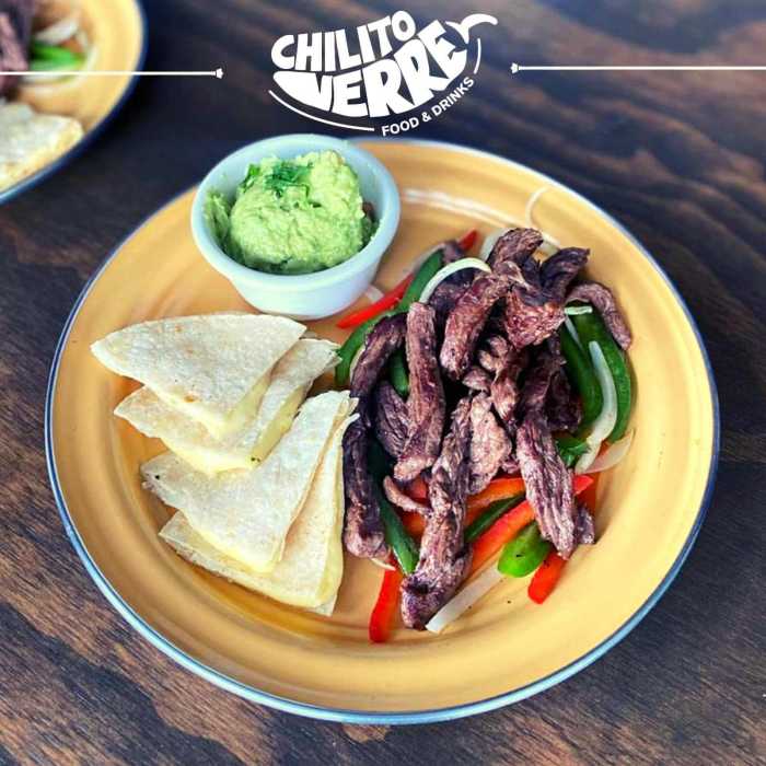 Chilito Verre, food and drink
